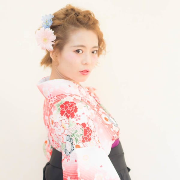 卒業式　袴レンタル着付＋ヘアセット