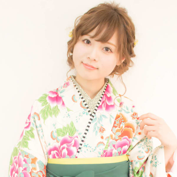 卒業式　袴レンタル着付＋ヘアセット