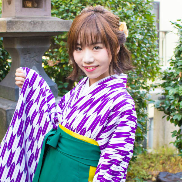 卒業式　袴レンタル着付＋ヘアセット