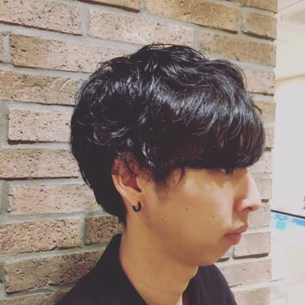 【メンズ】一番人気。マッシュゆるカールスタイル