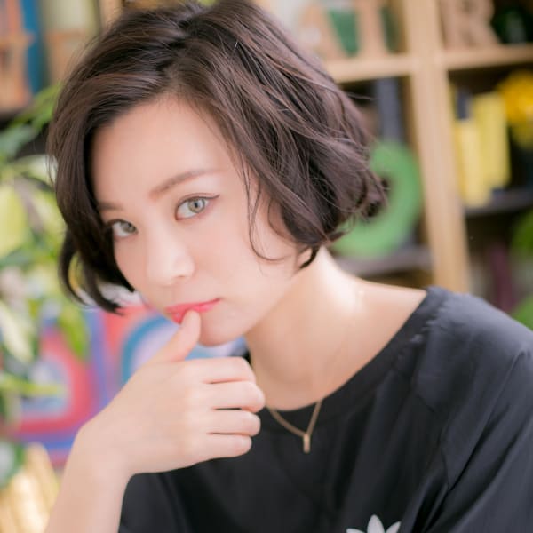 黒髪がso cool !ラフボブ