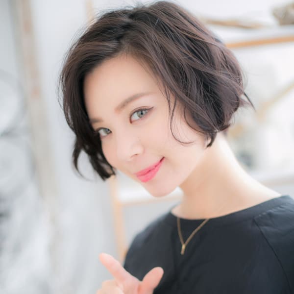 黒髪がso cool !ラフボブ