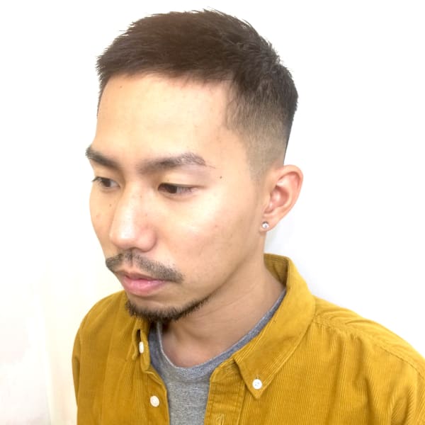 メンズ 髪型 ソフモヒ ツーブロック