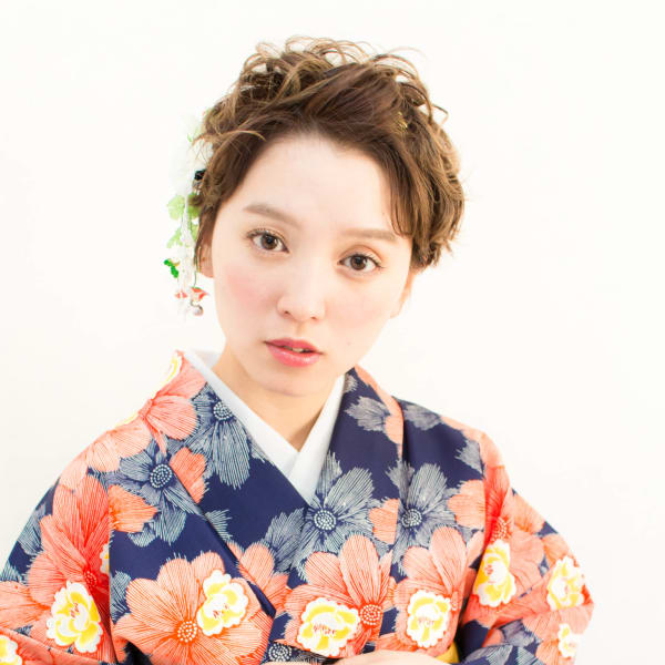 卒業式　袴レンタル着付＋ヘアセット