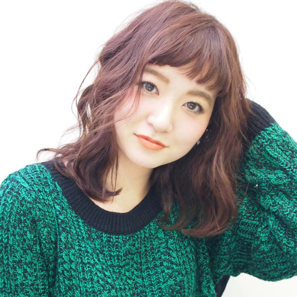 ゆるり×ふわり×パーマ×バイオレットカラー|DADA Hair Salon