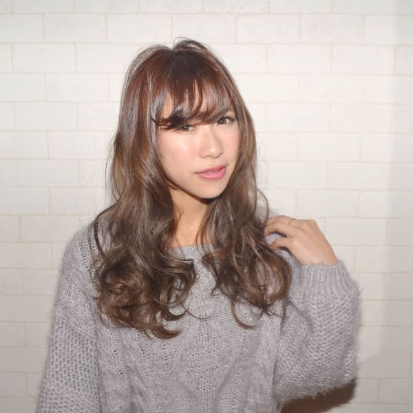 【cronos】プラチナアッシュ×ロングカール|CRONOS