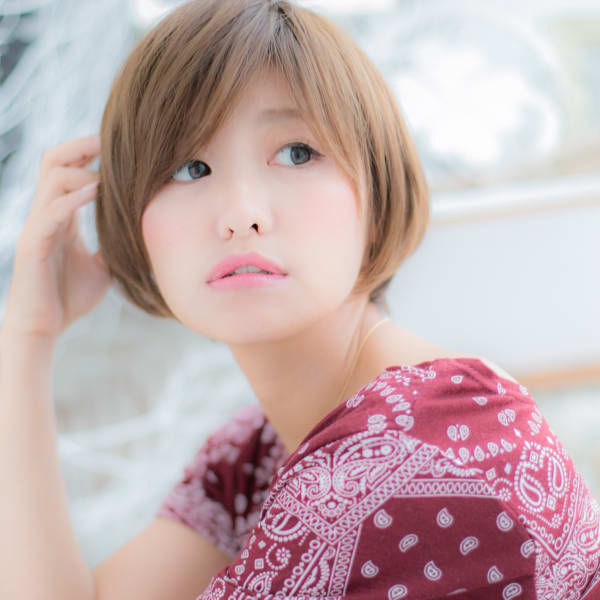 眼差しcute ! サラツヤマッシュショート