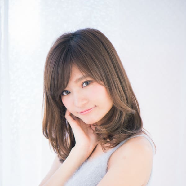 ベージュxブラウン ナチュラルロブ