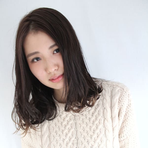 センターパート☆ロブ|RISE HAIR BRAND cocoo