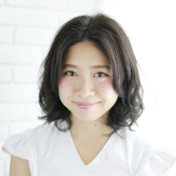 ナチュラルゆるふわボブ