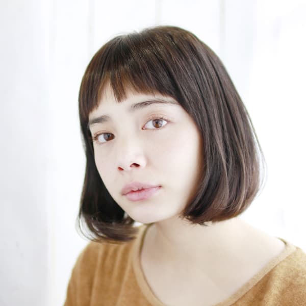 ショートバングボブ