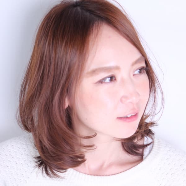 【お客様スタイル】大人のフワフワミディアム