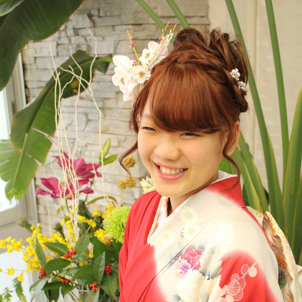 成人式のアップ