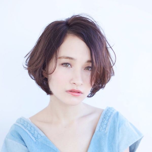 襟足スッキリショートボブ【N-546】