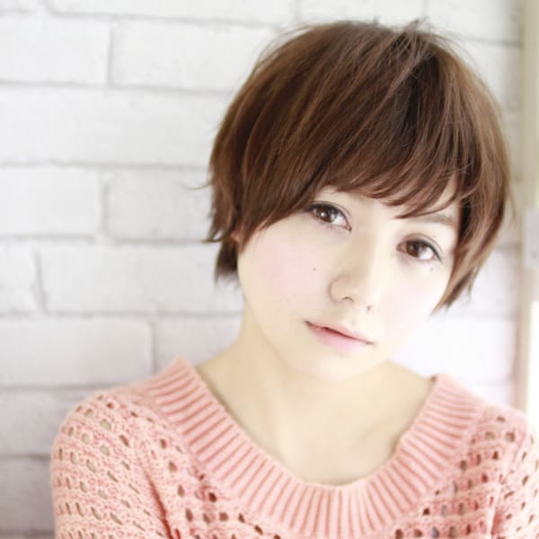 無造作ショートヘアー