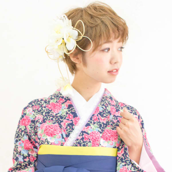 卒業式　袴レンタル着付＋ヘアセット