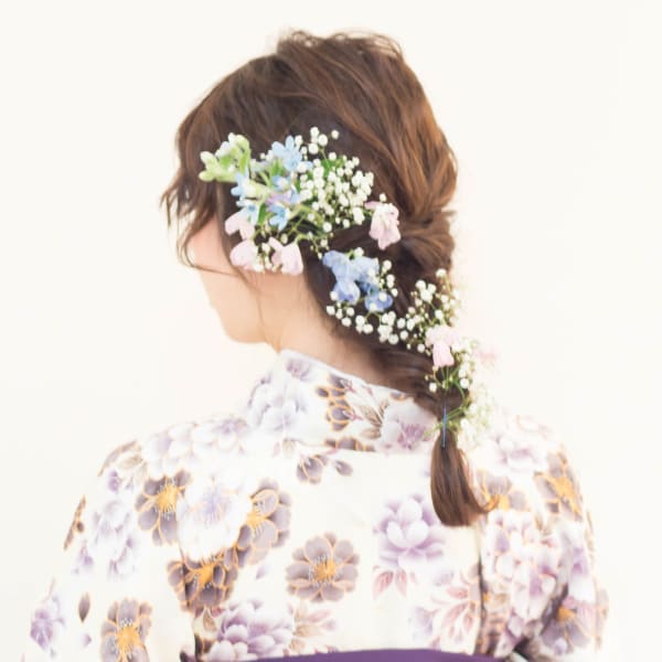 卒業式　袴レンタル着付＋ヘアセット