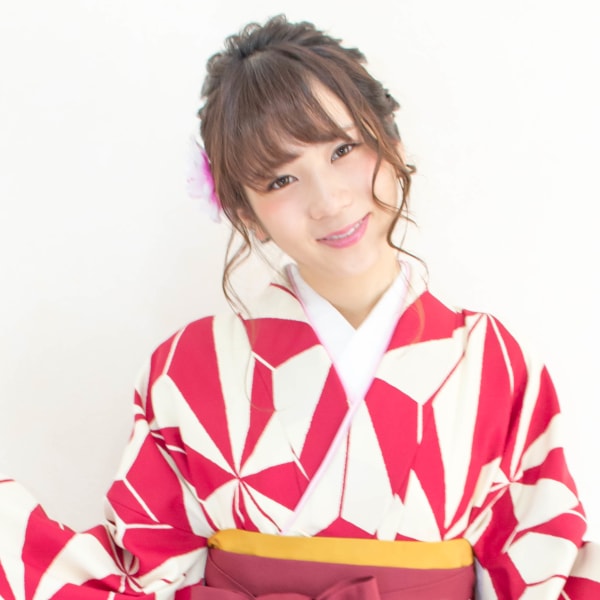 卒業式　袴レンタル着付＋ヘアセット