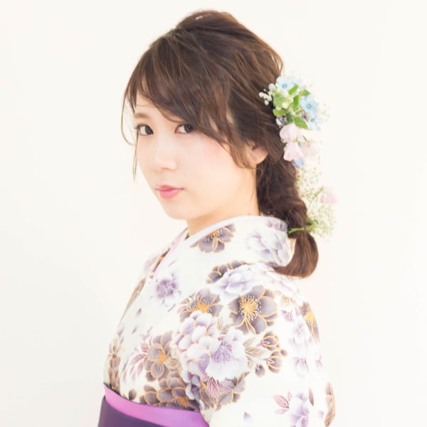卒業式　袴レンタル着付＋ヘアセット