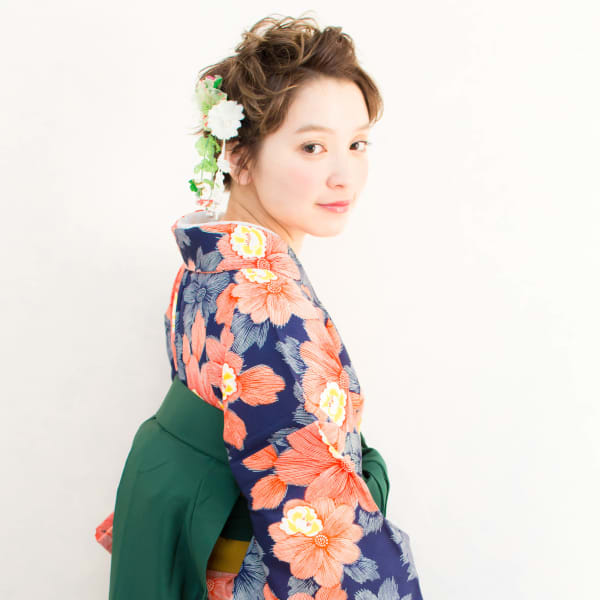 卒業式 袴レンタル着付+ヘアセット