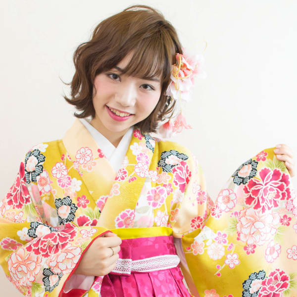 卒業式 袴レンタル着付+ヘアセット