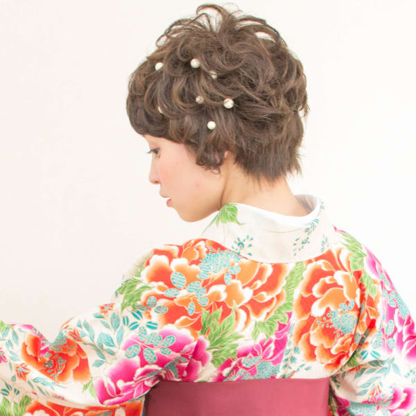 卒業式　袴レンタル着付＋ヘアセット