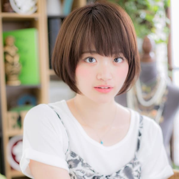 健康的な可愛さ！ナチュラルボブ