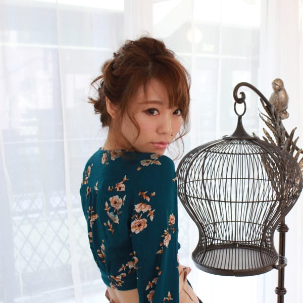 編み込みアレンジスタイル