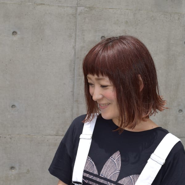 切りっぱなしボブ