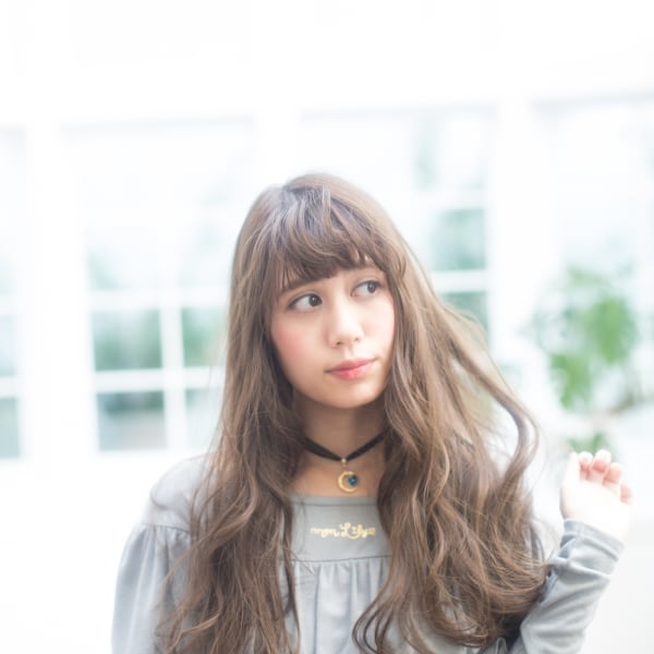 リッチなAラインストレートロング 