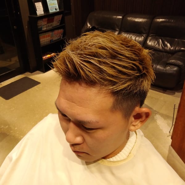 メンズのオススメ順 ヘアアレンジ ツーブロックの髪型 ヘアスタイル 楽天ビューティ
