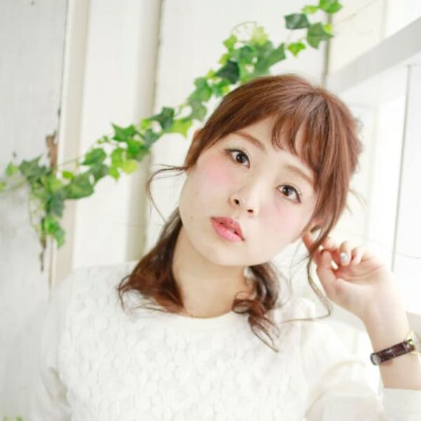 スウイートハーフアップ」