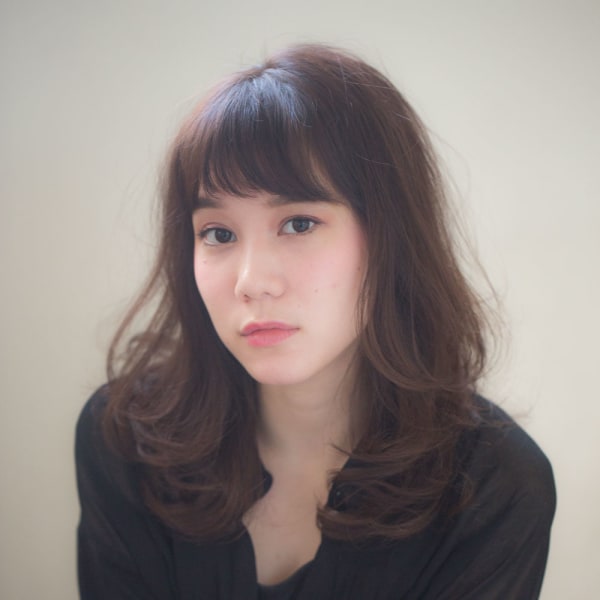 無造作も可愛いミディカール