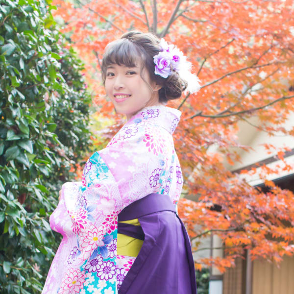 卒業式　袴レンタル着付＋ヘアセット