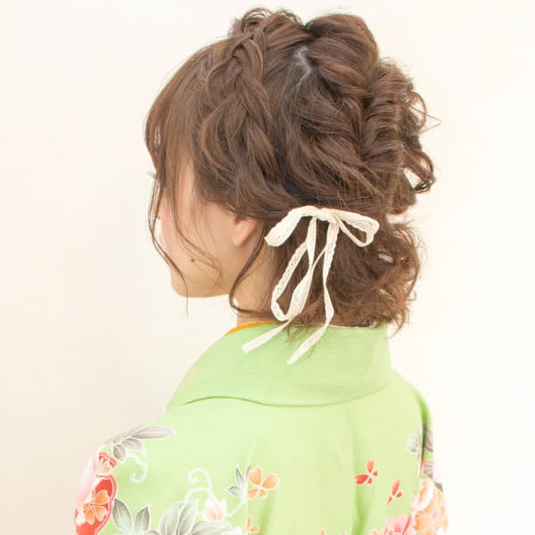 卒業式　袴レンタル着付＋ヘアセット