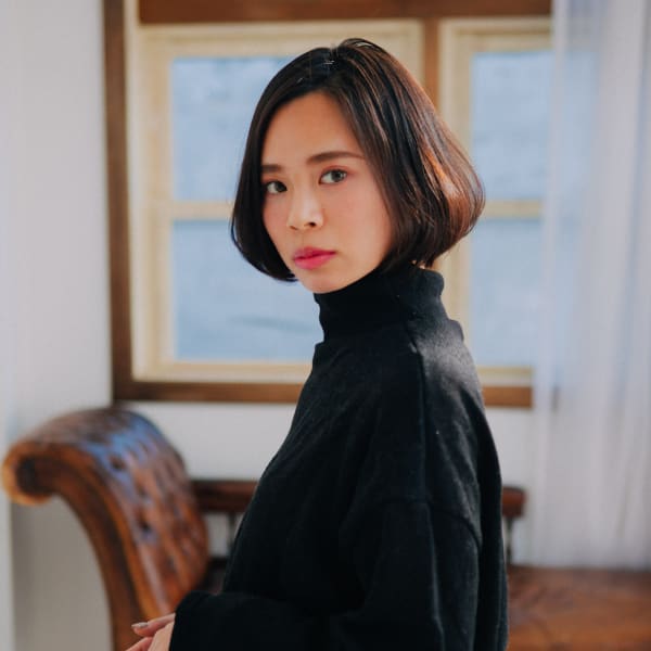 大人クールなダークボブ