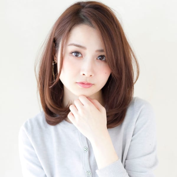 大人可愛いワンカールセミディラベンダーカラー