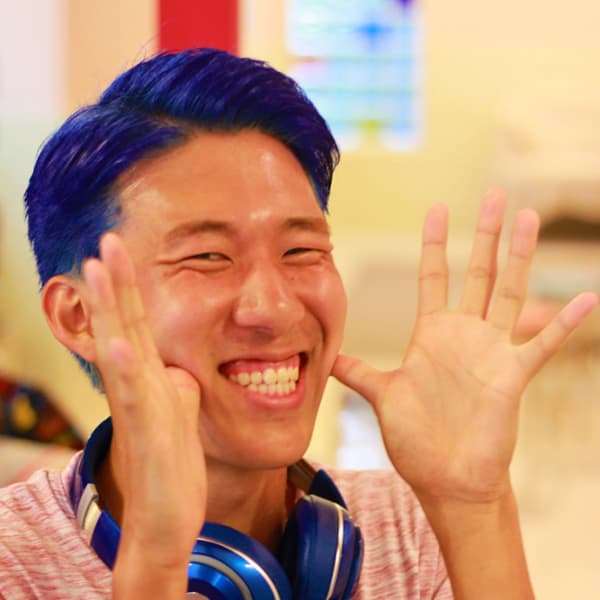 パイセン怪人　メタリックブルー 