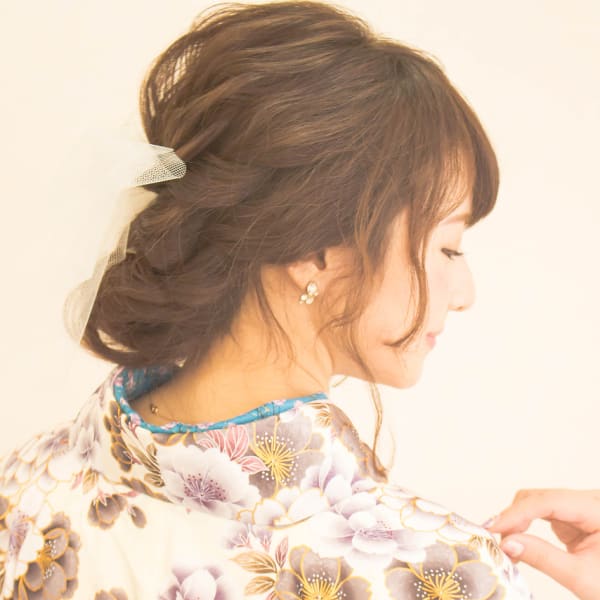 卒業式　袴レンタル着付＋ヘアセット