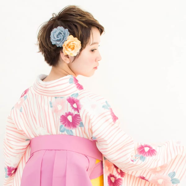 卒業式　袴レンタル着付＋ヘアセット