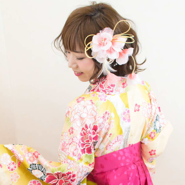 卒業式　袴レンタル着付＋ヘアセット