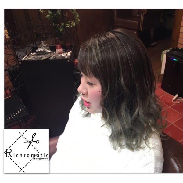 ハイライトグラデーション|Richromatic hair studio