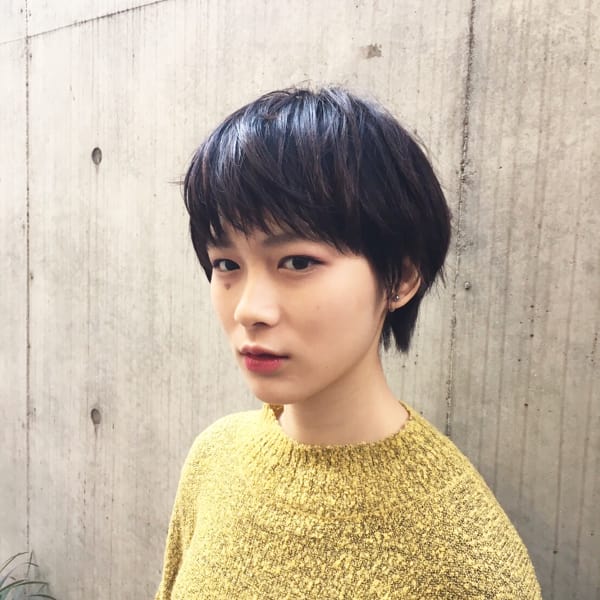 黒髪クールボブ