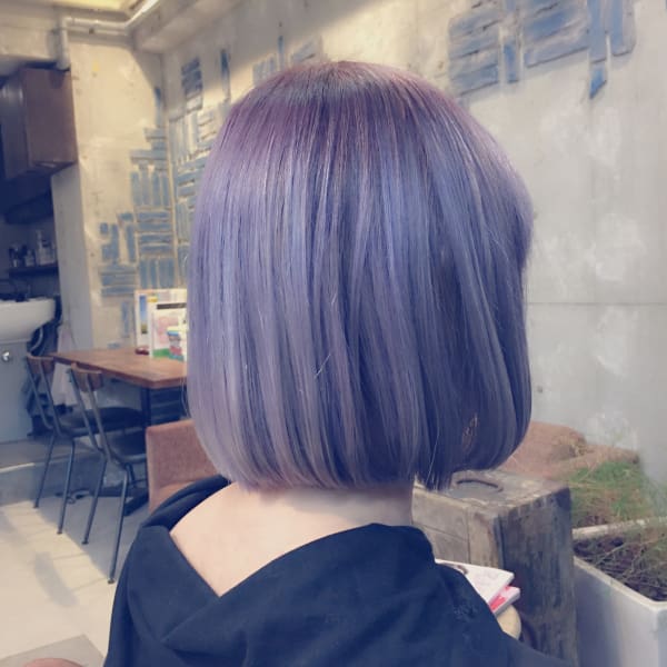 【透明感】透け感たっぷりほんのりラベンダグレー ¥6430〜