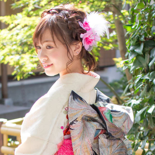 成人式 振袖着付け+ヘアセット