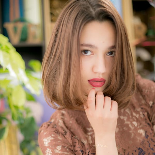 リラクシーな艶ミディ