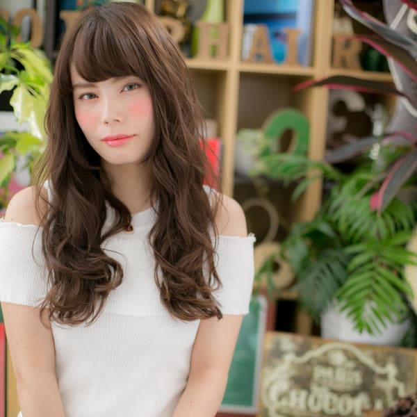 差のつくロング×ウェーブ