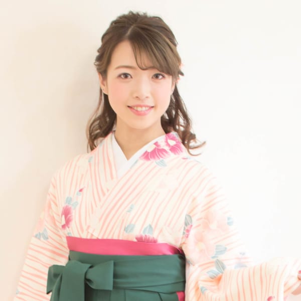 卒業式　袴レンタル着付＋ヘアセット