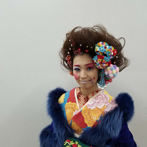 ヘアショー着物セットステージ　豆千代コラボ|RoomieRoom