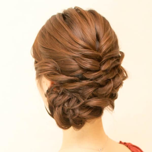 つやつやねじり編み